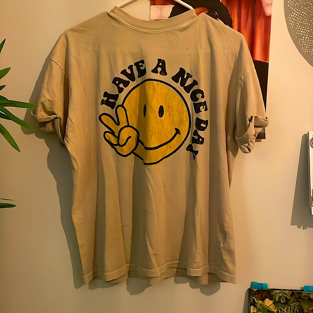 oversized smiley face t-shirt from altar’d state